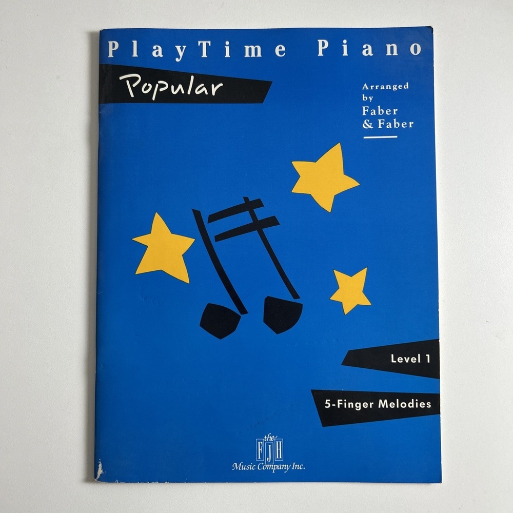 Playtime Piano By Faber & Faber Level 1 5 Finger Method Sheet Music